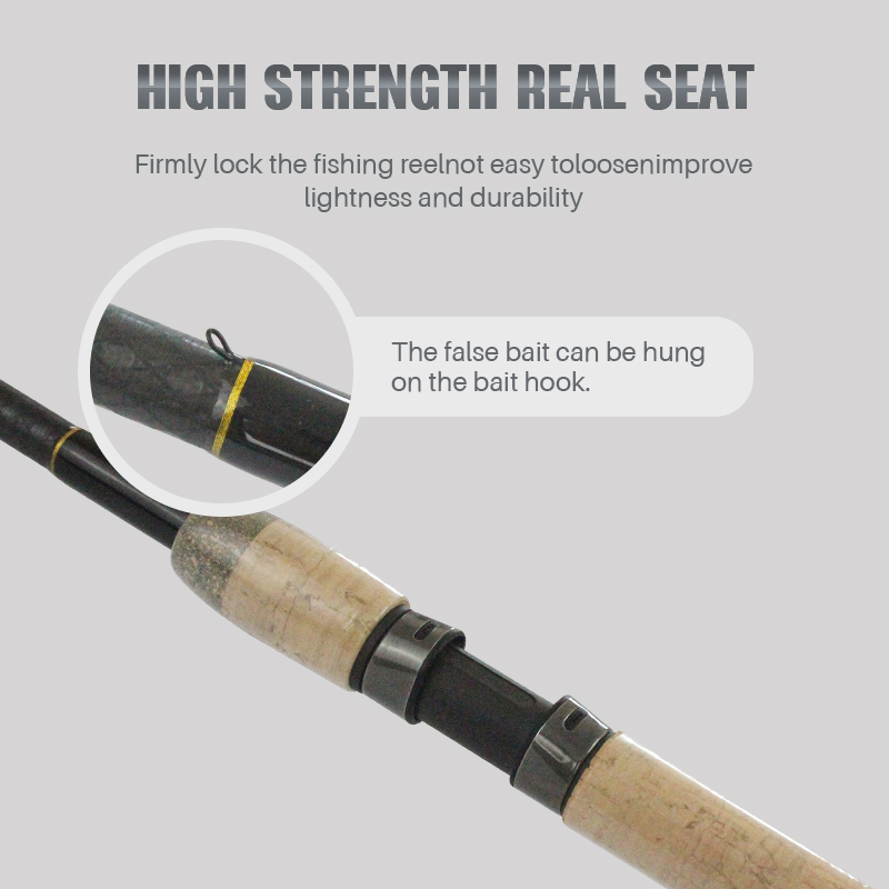 Custom Float 3.6/3.9/4.2M Carbon Fiber 3 Section Fishing Rods Action 5-15g Spinning Fishing Rod