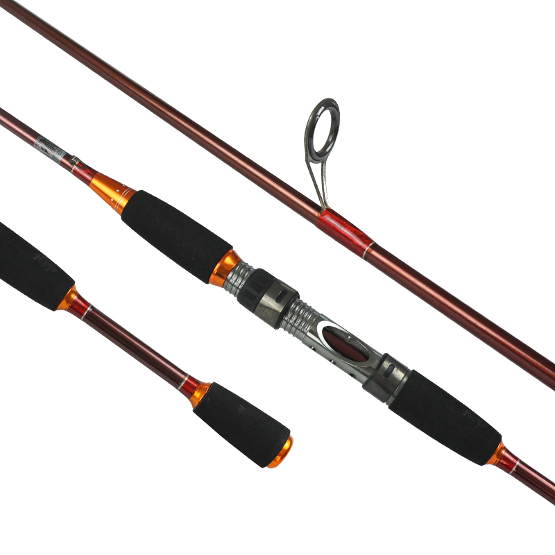 Custom Carbon Fishing Rod 1.8/2.1/2.4/2.7/3.0m Lure 10-25g Travel Ultra Light Spinning Baitcasting Lightweight Rod