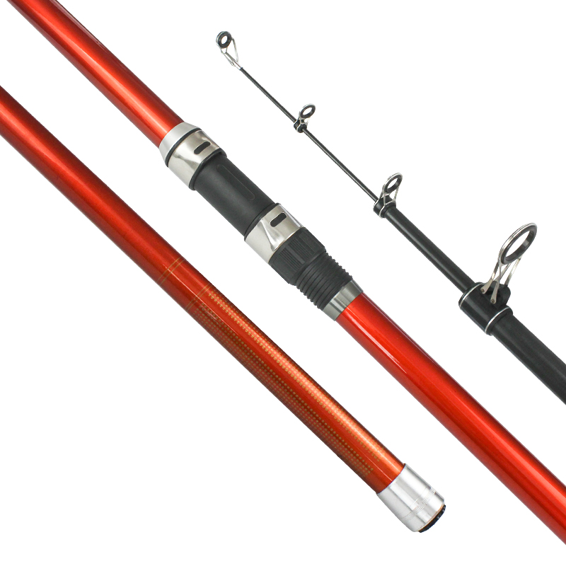 Custom Tele Surf Rod Telescopic Fishing Rod Tele Carp Carbon Fiber Spinning Rod Pesca Power 250g Hard Pole Surf