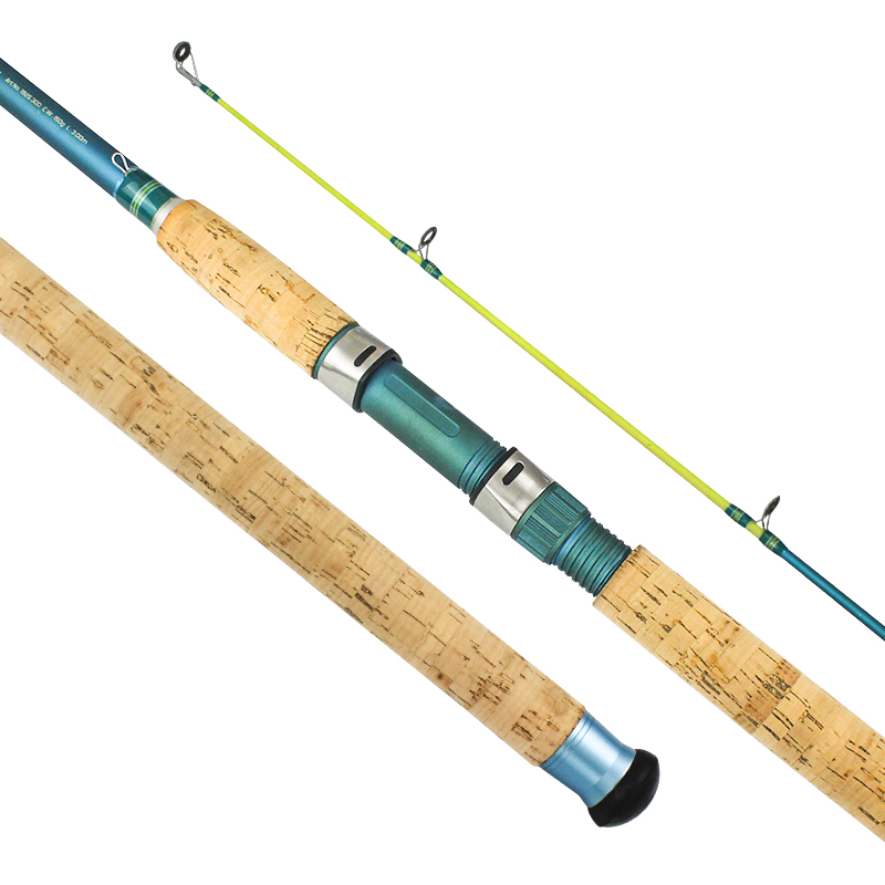 Custom Spinning Fishing Rod 2.1/2.4/2.7/3.0m Lure 180g High Carbon Strong 2 Section Pilk Catfish Rod