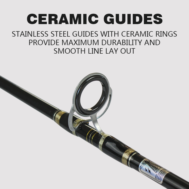 Custom Carbon Spinning Saltwater Fishing Rods 2 section Light Slow Jigging Rod Jigging Spinning Rods