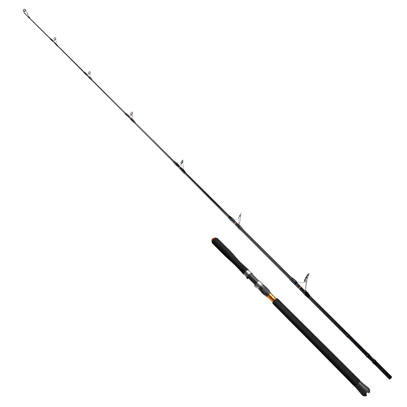 Custom 2.6m H 2 Section Spinning Sea Fishing Rod Ocean Popping Rod for Inshore Popper Jig Carbon Fiber Tuna Fishing Rods