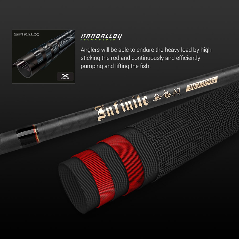 Custom Carbon Fiber Jigging Fishing Rods 6'0'' Saltwater Spinning Fishing Rod