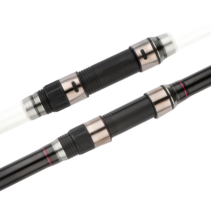 Custom Reservoir Distance Throwing Rod Black 3 Section Surf Throwing Rod Super Hard 4.2m Carbon Fibre Sea Pole Anchor Fishing Rod