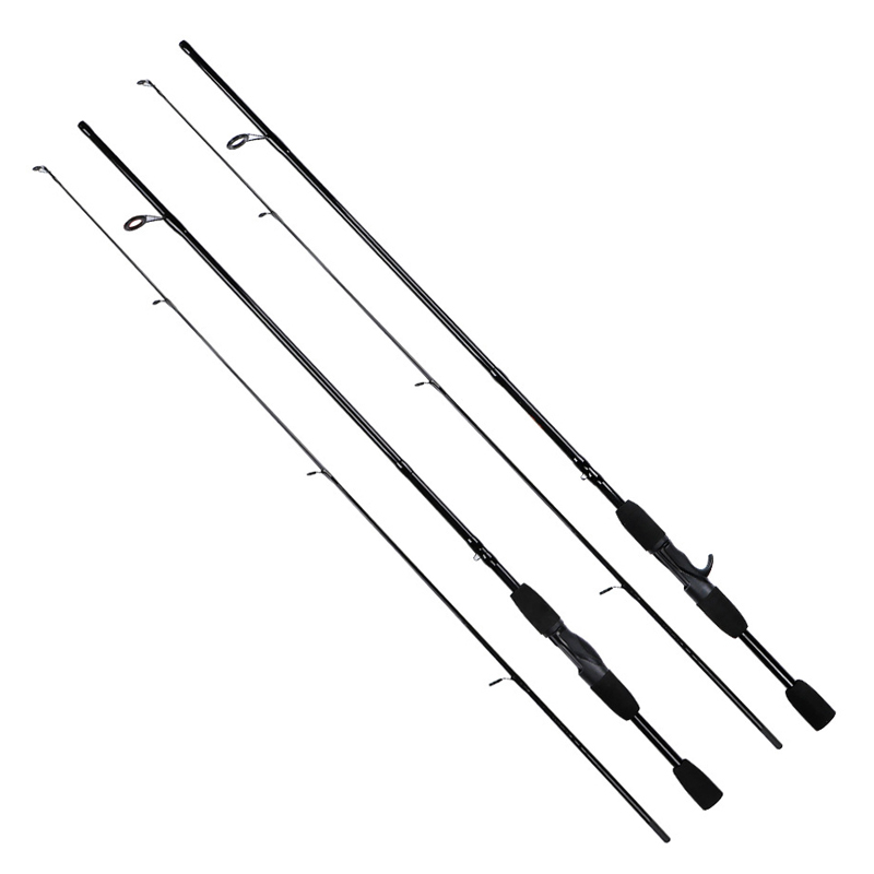 Custom Carbon Fibre Fishing Rod 1.8/2.1/2.4m Spinning/Casting Lure Fishing Rod EVA Handle Lure Fishing Rod