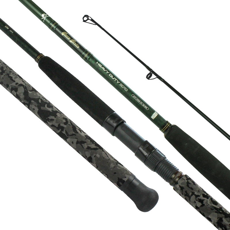 Custom Boat Fishing Rod Strong 2 Section Carbon Fibre Catfish Fishing Rod