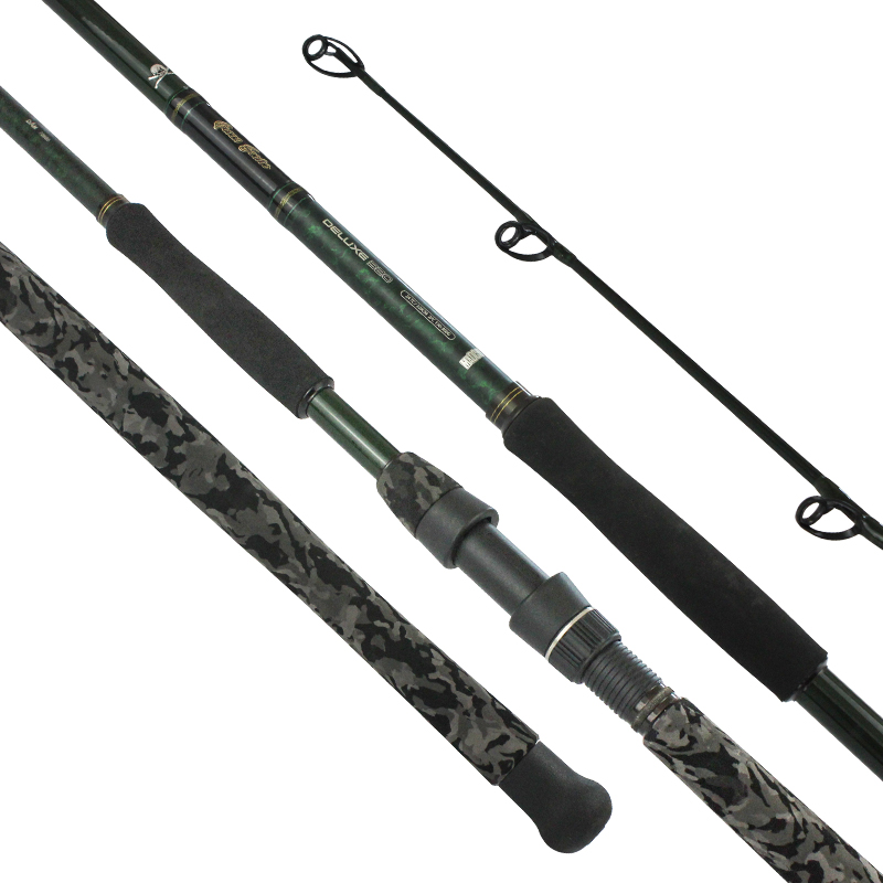 Custom Boat Fishing Rod Strong 2 Section Carbon Fibre Catfish Fishing Rod